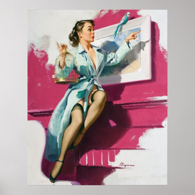 Poster Birdy Pin Up (Devant)