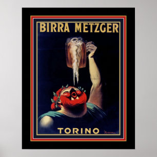 Poster Birra Metzer par Leonetto Cappiello