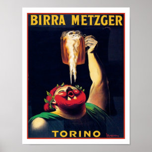 Poster Birra Metzger Torino