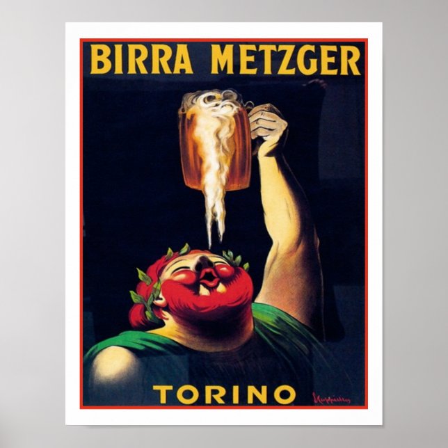 Poster Birra Metzger Torino (Devant)