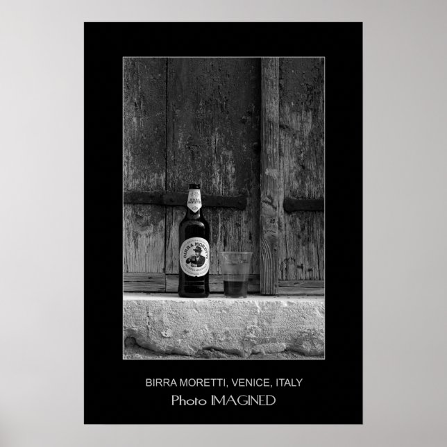 POSTER BIRRA MORETTI, VENISE, ITALIE (Devant)
