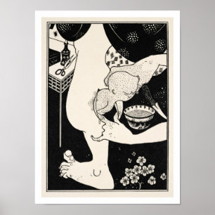 Poster Birth from the Calf of the Leg, illustration from
