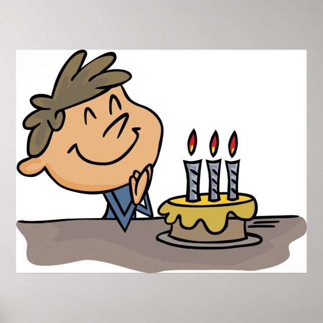 Poster Birthday Boy (Devant)