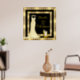 Poster Birthday Gold Black High Heel Kleid (Living Room 3)