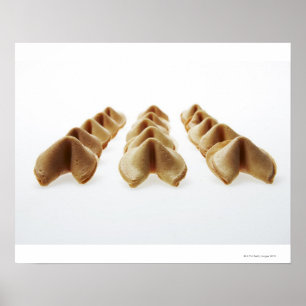 Poster Biscuits de fortune dans trois rangées