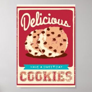 Poster Biscuits délicieux