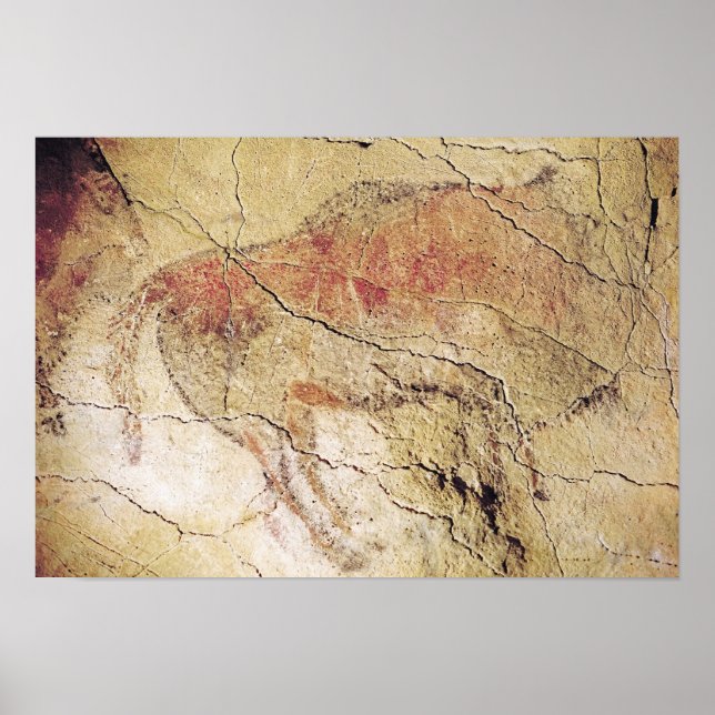 Poster Bison des grottes d'Altamira, vers 15000 avant JC (Devant)