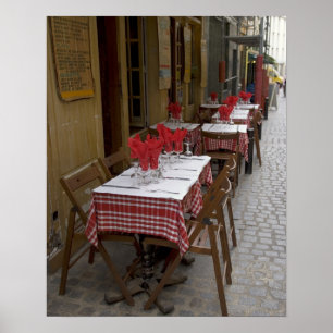 Poster Bistros à Paris