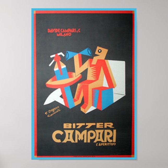 Poster Bitter Campari (Devant)