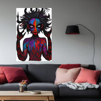Bizarre éffrayant monstre portrait | Art AI