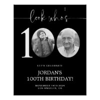 Black 100th Birthday Welcome