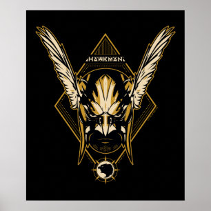 Poster Black Adam   Hawkman Casque graphique