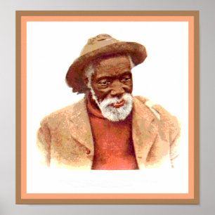 Poster Black Anerica Vintage Art Man