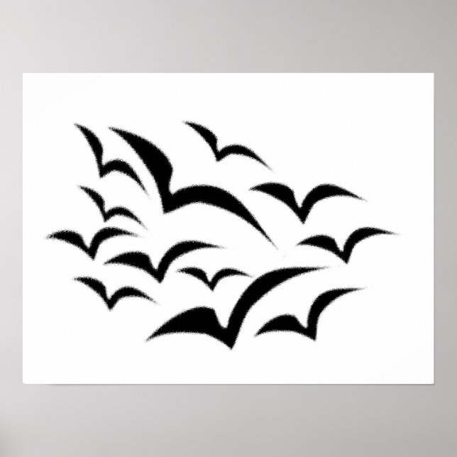 Poster Black Bat Cloud (Devant)