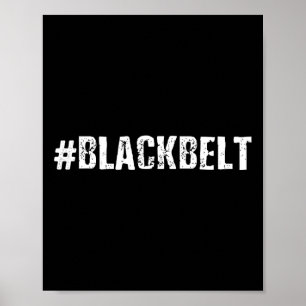 Poster Black Belt Martial Arts - Karate Taekwondo 1