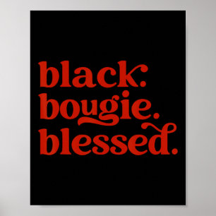 Poster Black Blessor Histoire Noire Fierté Noire Mela Noi