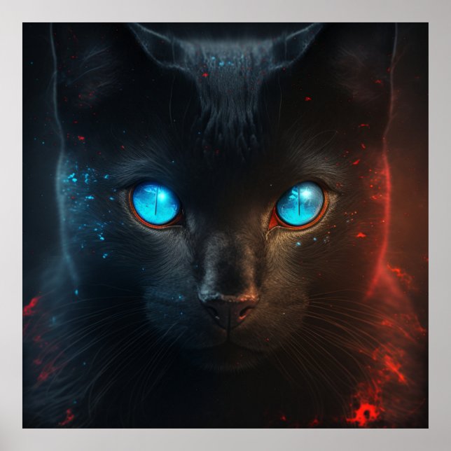 Poster Black Cat (Vorne)