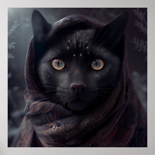 Poster Black Cat (Vorne)