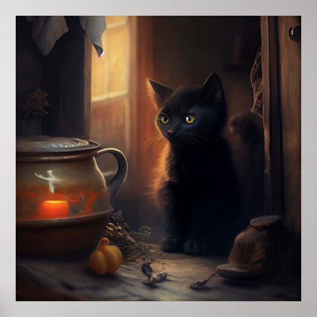 Poster Black Cat (Vorne)