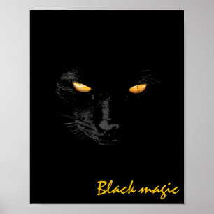 Poster Black Cat Magic funny customizable