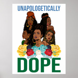 Poster Black Christian Unapologétiquement Dope Sista