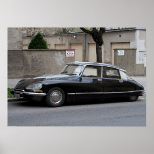 Poster Black Citroën DS