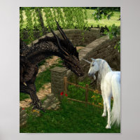 Black Dragon rencontre Unicorn Imaginaire