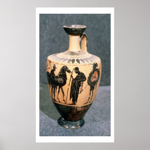 Poster Black-figure Attic vase, 5th century BC