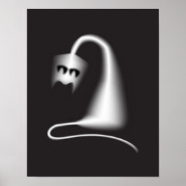 Poster Black ghost cat