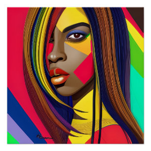 Poster Black Girl Magic Anniversaire Sista Melanin Femme