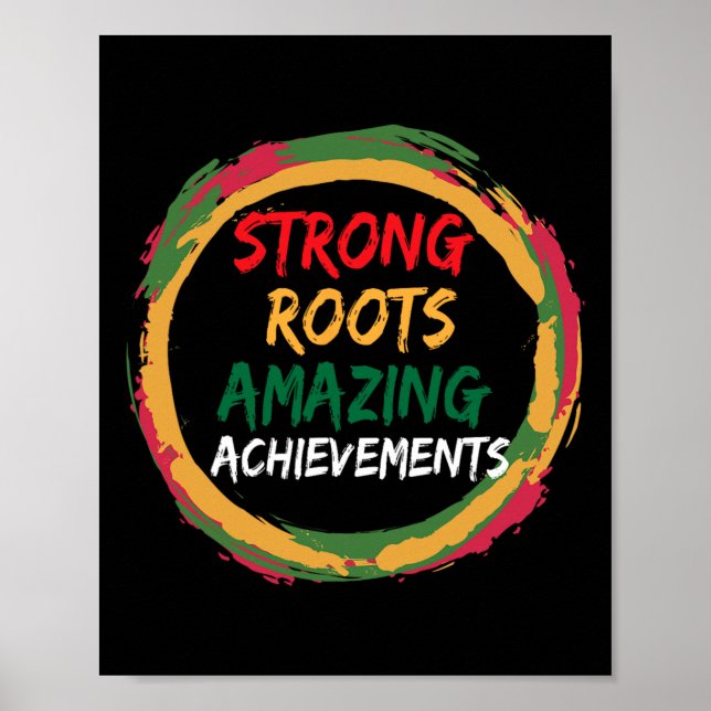 Poster Black History Month African American Country Celeb (Devant)