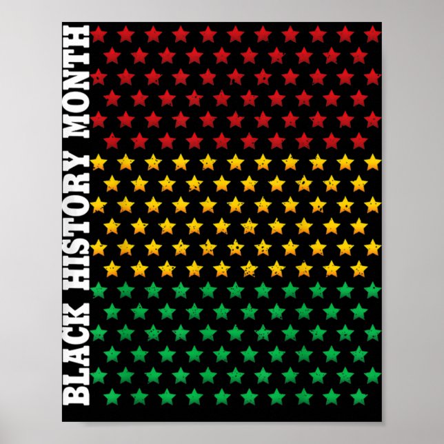 Poster Black History Month Toxine d'Afrique (Devant)