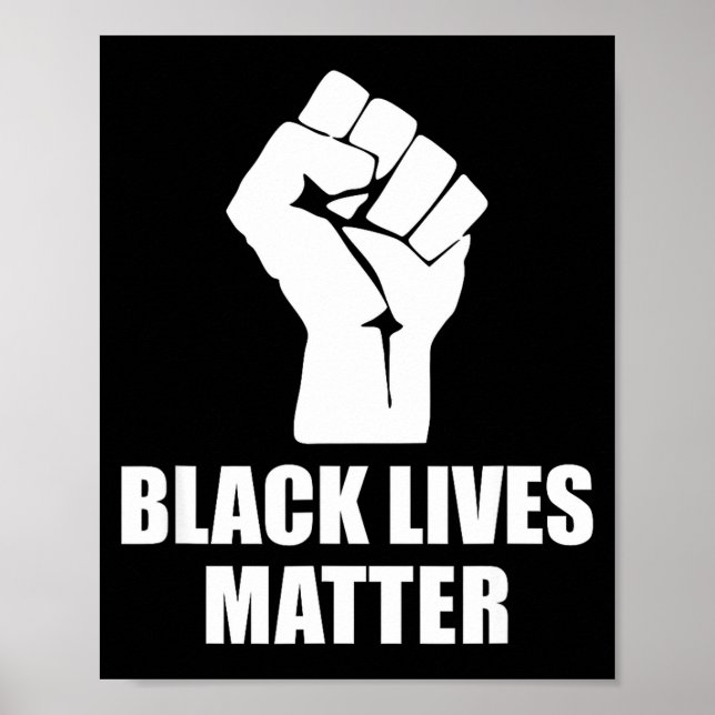 Poster Black Lives Blm Human Rights Black History Month  (Devant)