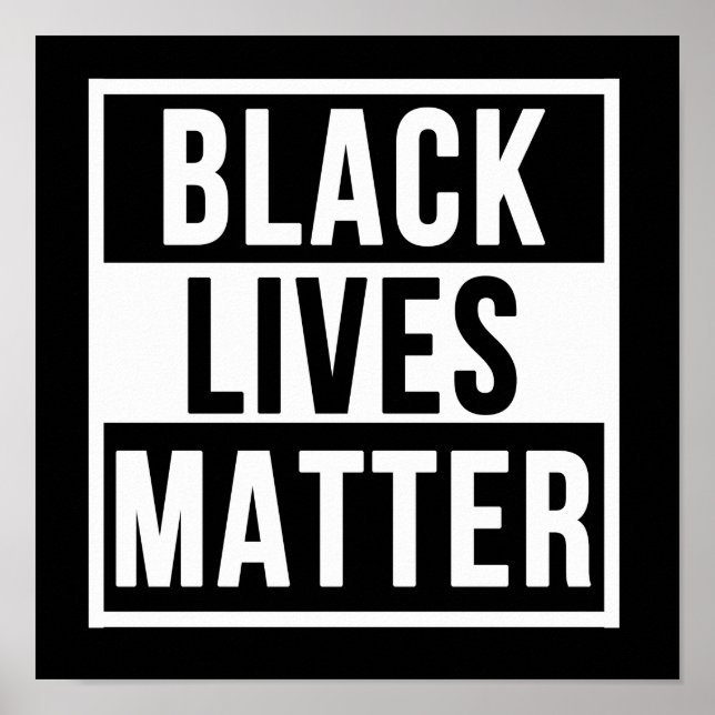 Poster Black Lives Matt BLM African American Pride (Devant)