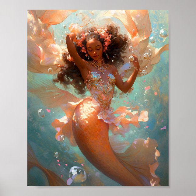 Poster Black Princess Imaginaire Art (Devant)