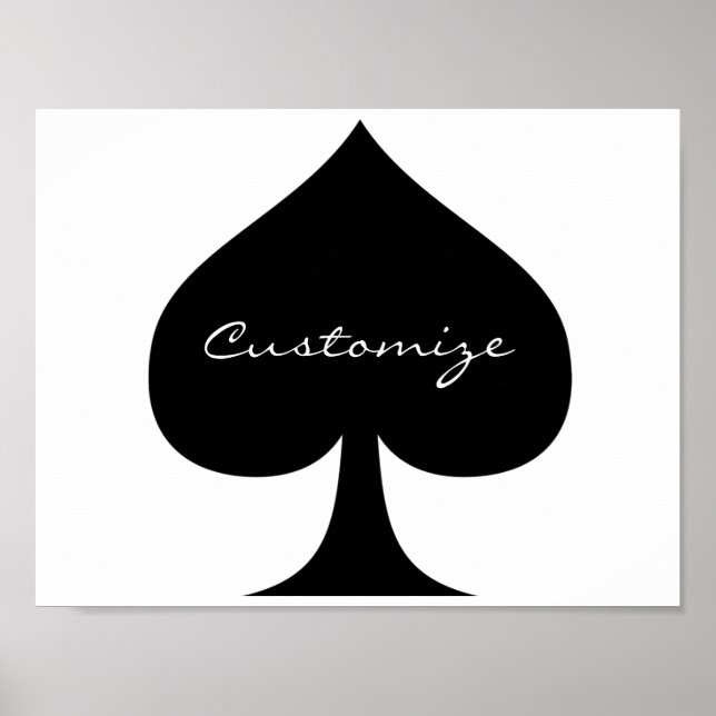 Poster Black Queen of Spades (Devant)