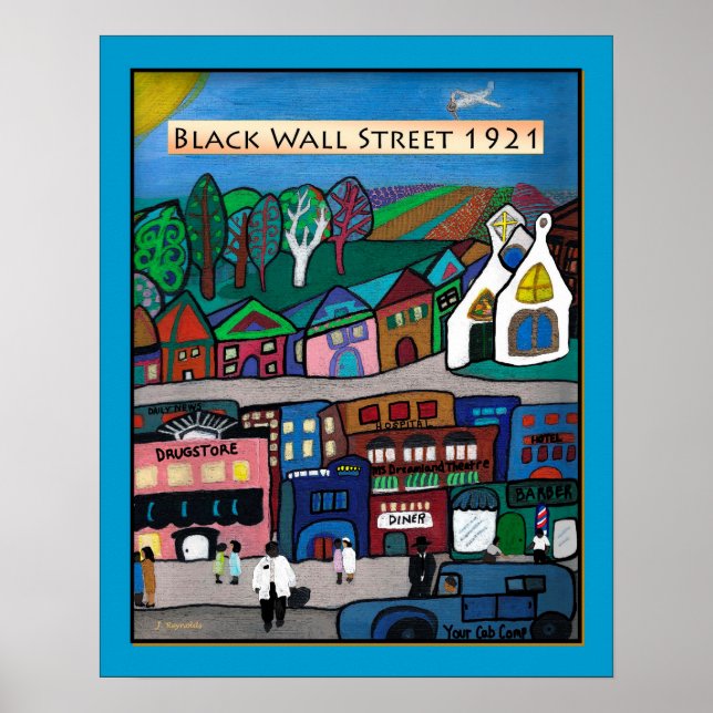 Poster Black Wall Street (Devant)