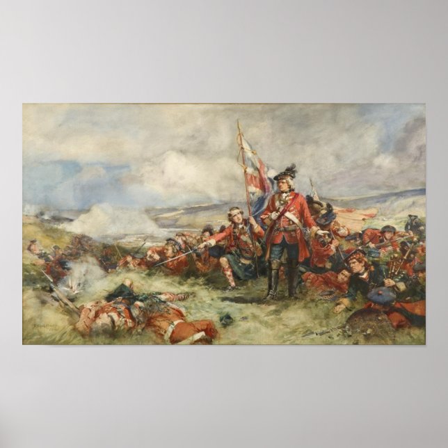 Poster Black Watch à Fontenoy (Devant)