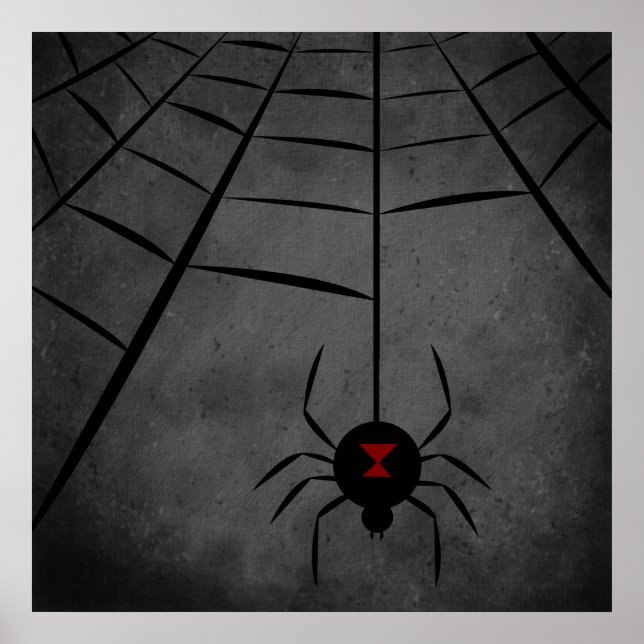 Poster Black Widow Web (Devant)