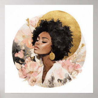 Poster Black Woman Empowerment Art