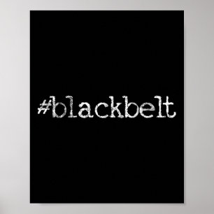 Poster Blackbelt Karate Taekwondo Mixed martial art Arts 