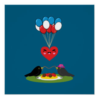 Poster Blackbird's Spaghetti Meatballs Valentine's Date