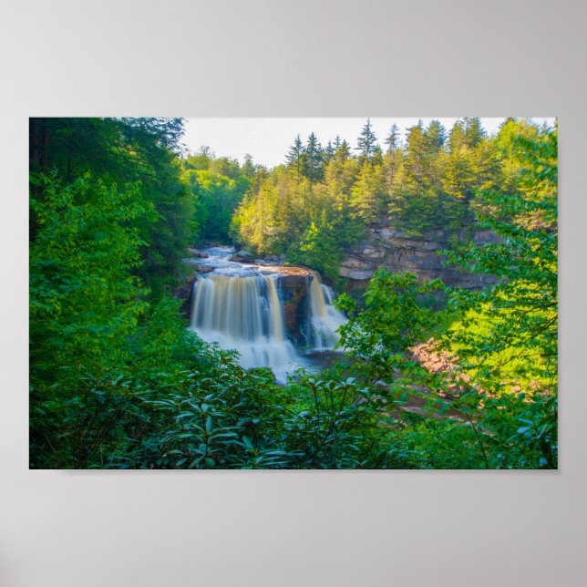 Poster Blackwater Falls, Virginie-Occidentale (Devant)