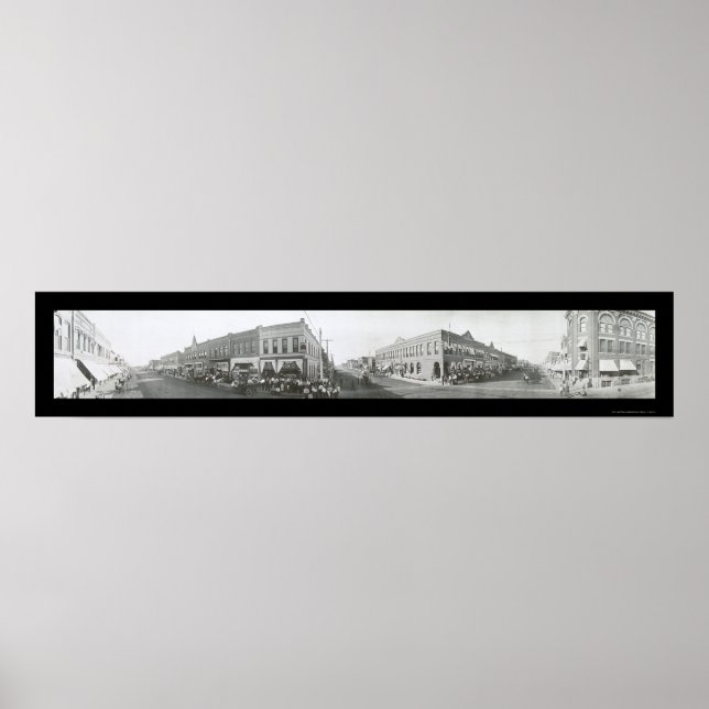 Poster Blackwell, Oklahoma Photo 1910 (Devant)