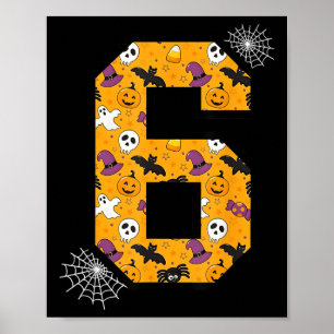 Poster Blague drôle de mème numéro 6 disant 6 7 Six Sept