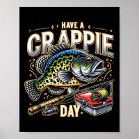Blague drôle de pêche de Crappie Humour de la pêch