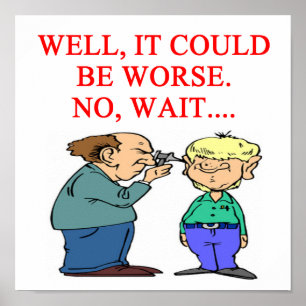 Poster blague du médecin