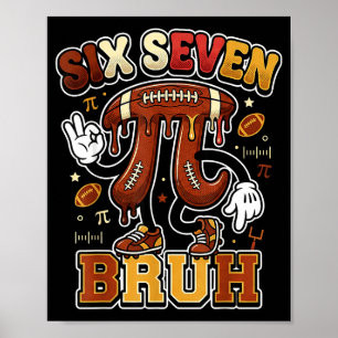 Poster Blague six sept mème football jour 3.14 amateurs d
