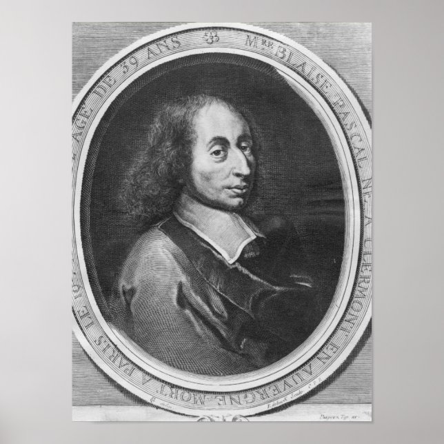 Poster Blaise Pascal (Devant)