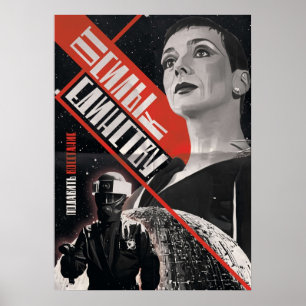 Poster Blakes 7 Servalan Propaganda Russe